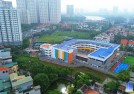 Trường tiểu học gần 300 tỷ đồng ở quận Hoàng Mai sắp hoàn thành