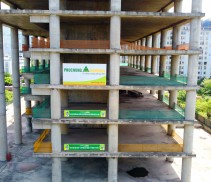 Sau 3 tháng tái khởi động dự án Vicem Tower: công trường không máy móc, công nhân